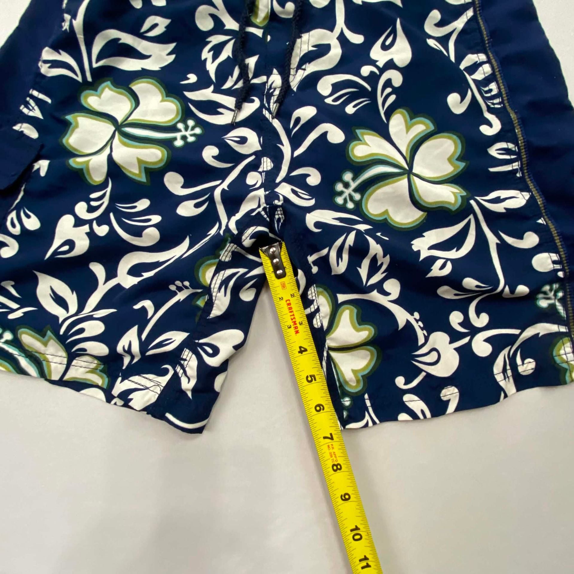 Zeelander Board Shorts Size 32 Blue Floral Swim Trunks 6
