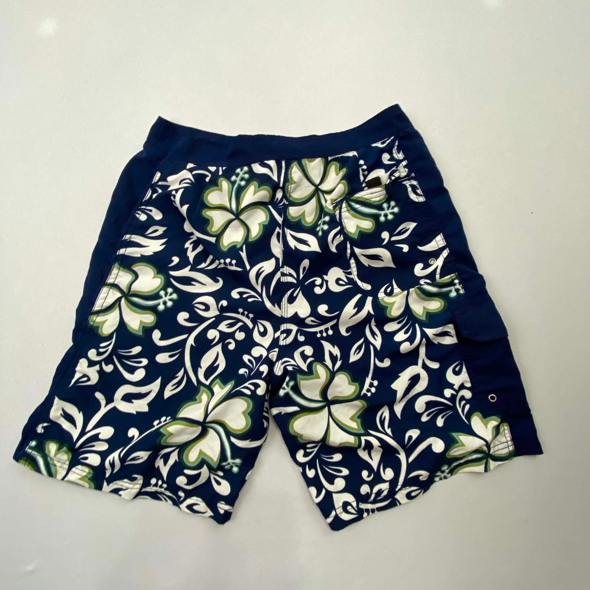 Zeelander Board Shorts Size 32 Blue Floral Swim Trunks 8
