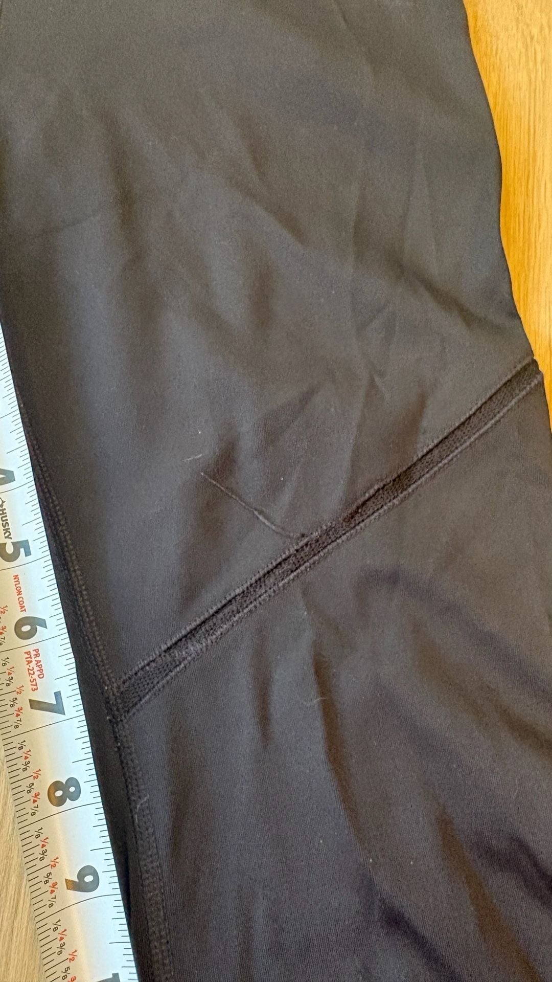 Avia Leggings Size M (8-10) Black Mesh Activewear Pants 3