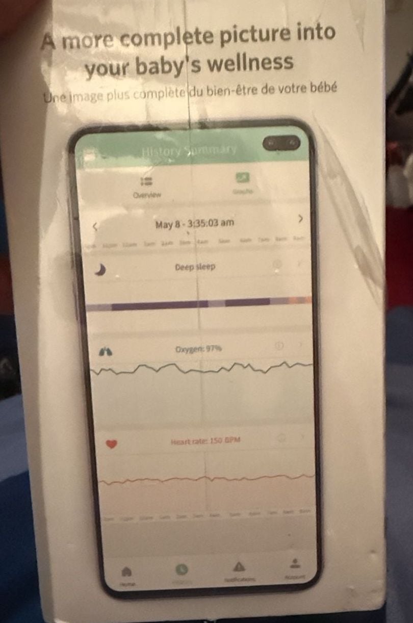 Owlet Smart Sock 2 Baby Heart Rate and Oxygen Monitor 4