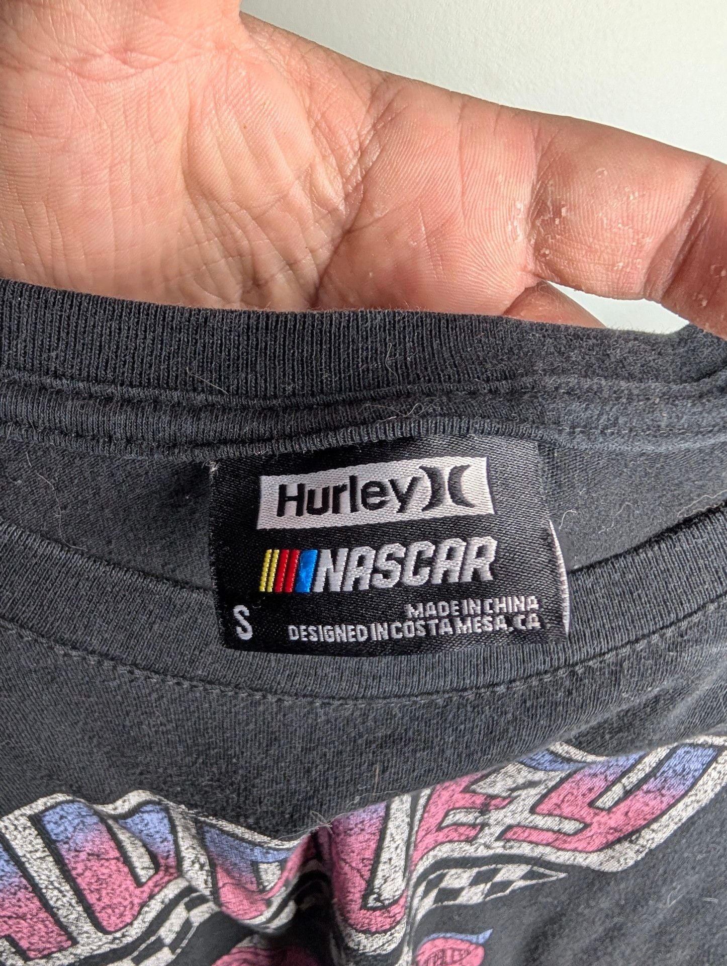 Racingcore Casualchic Hurley Nascar T-Shirt Graphic Print Racing Top 3