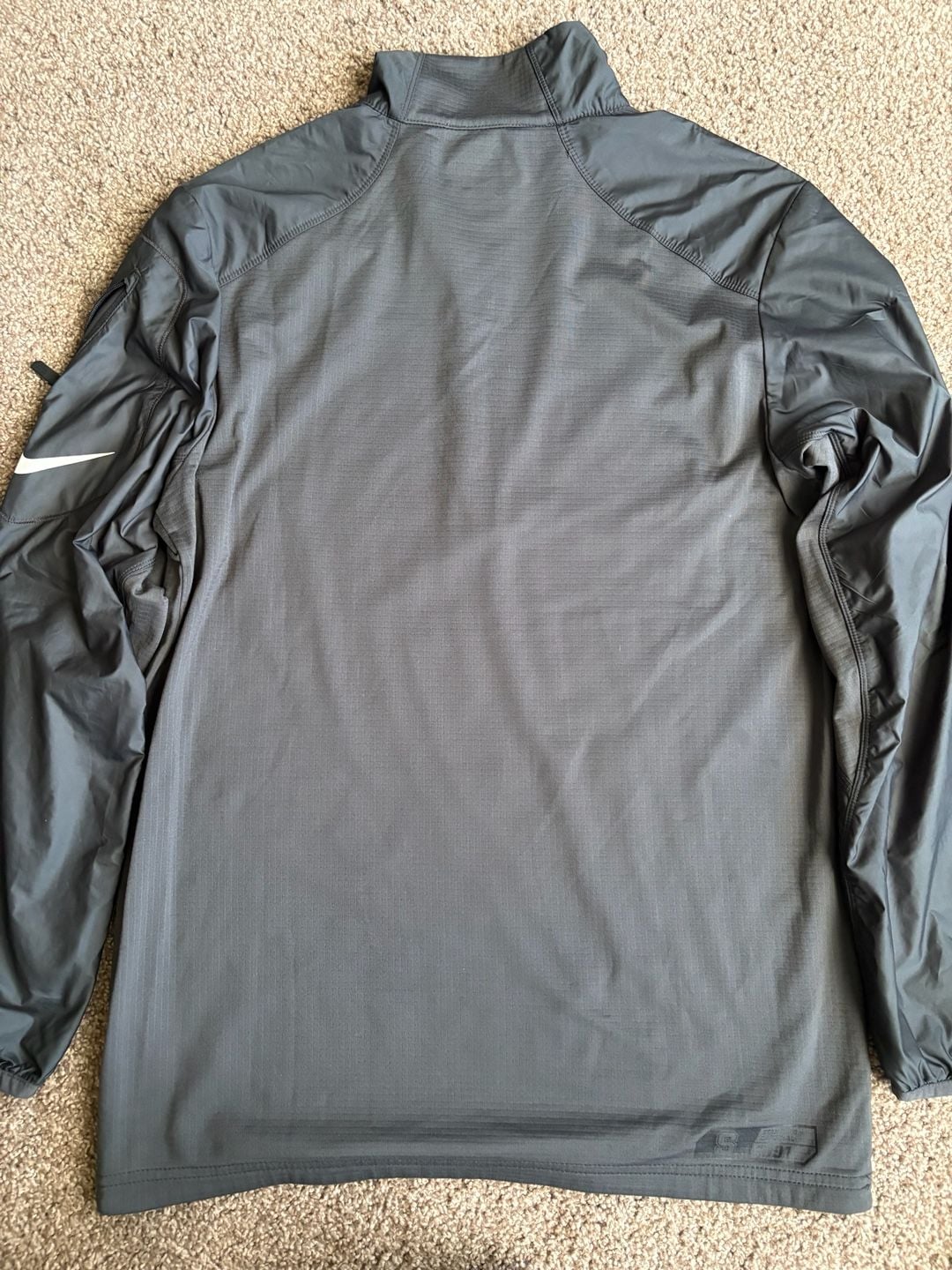 Nike Stanford Cardinal Dri-Fit 1/4 Zip Pullover Size S Gray 7