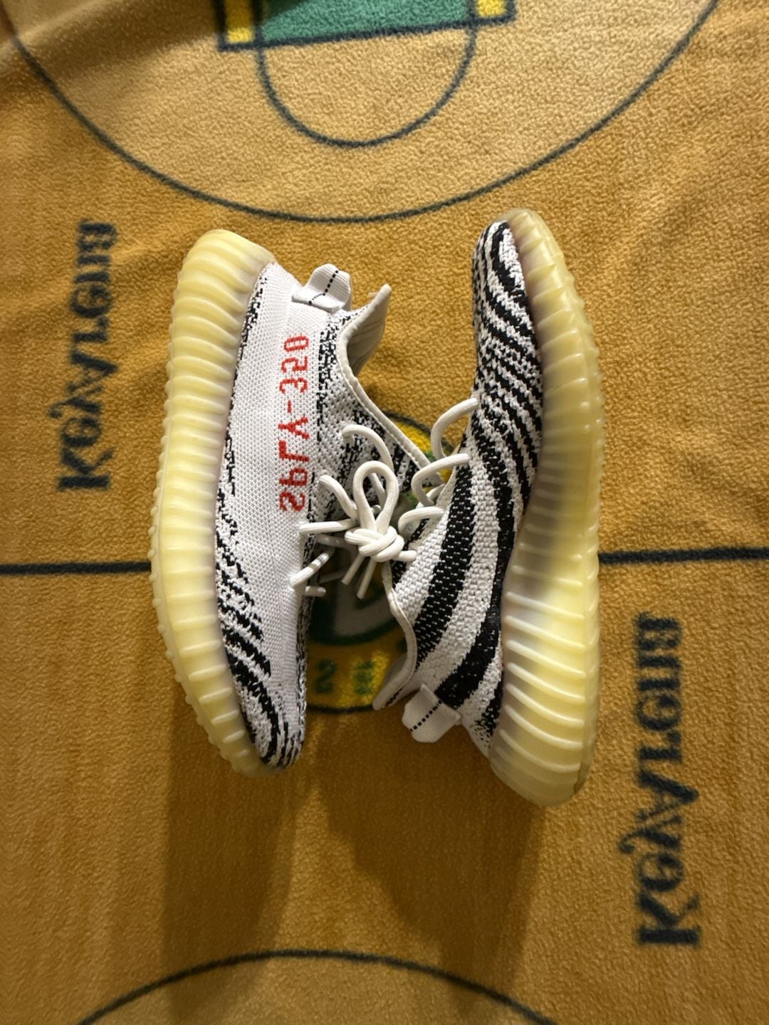 Adidas Yeezy Boost 350 V2 Zebra Sneakers White Black 3