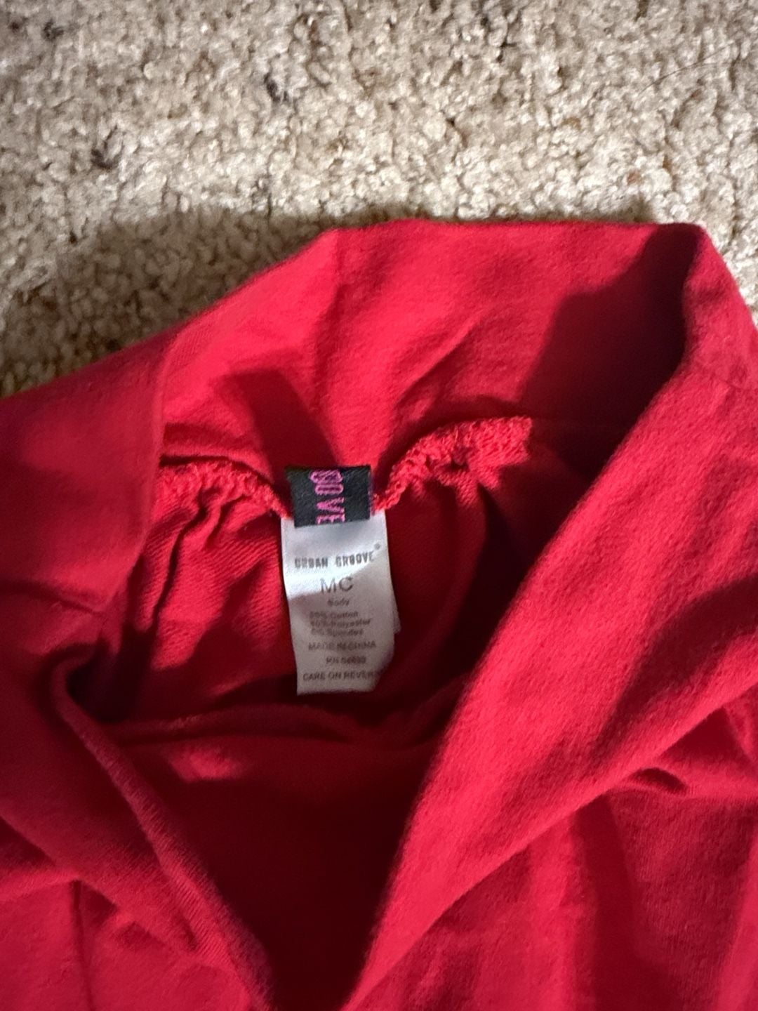 Urban Groove Drop Crotch Pants MC Red 3