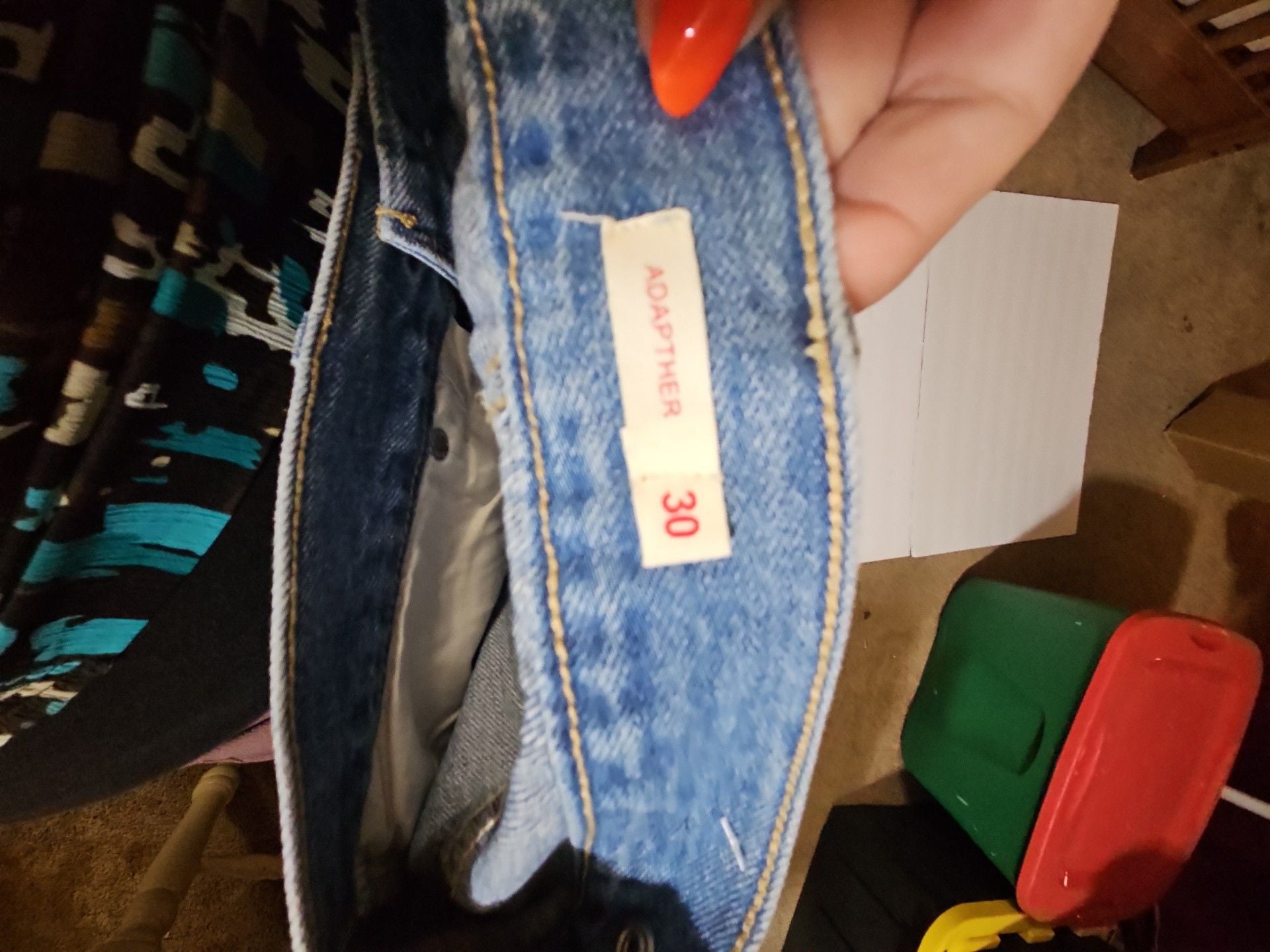 NEXTRYS Adapther Jeans Size 30 Lightblue Wide Leg 5