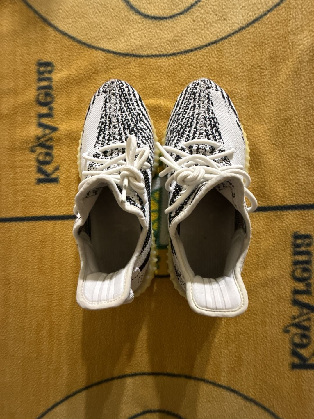 Adidas Yeezy Boost 350 V2 Zebra Sneakers White Black 4