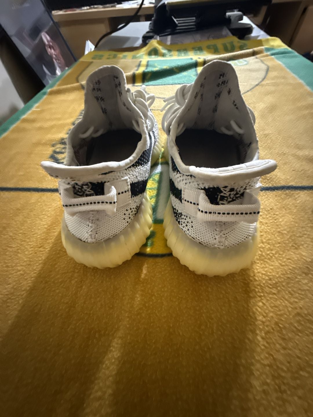 Adidas Yeezy Boost 350 V2 Zebra Sneakers White Black 5
