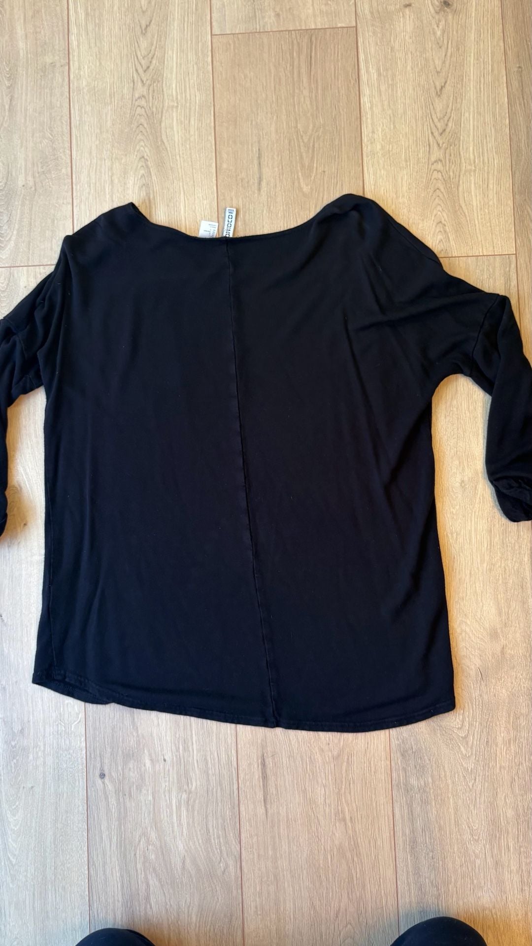 Divided By H&M Basic Black Long Sleeve Top Size L 6