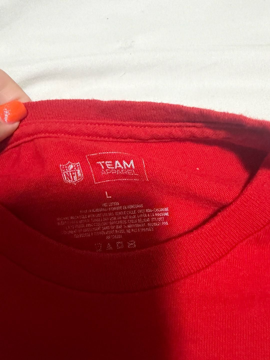 NFL Team Apparel Kansas City Chiefs Super Bowl LIV T-Shirt Size L Red 5