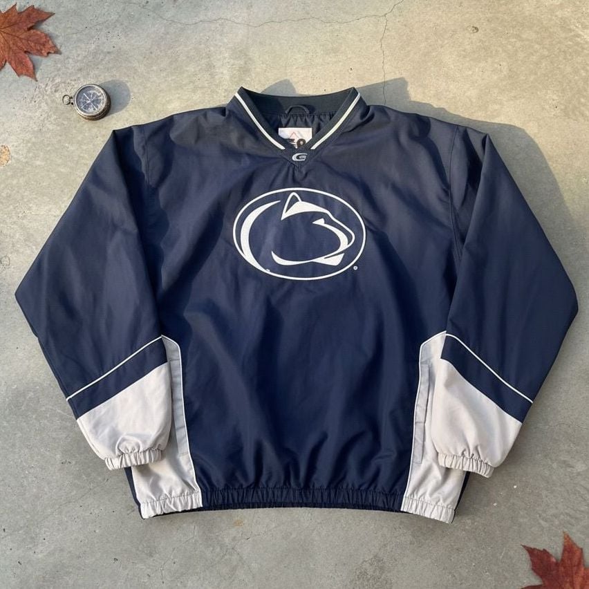 Gameday Penn State Nittany Lions Windbreaker Pullover Jacket Navy 2