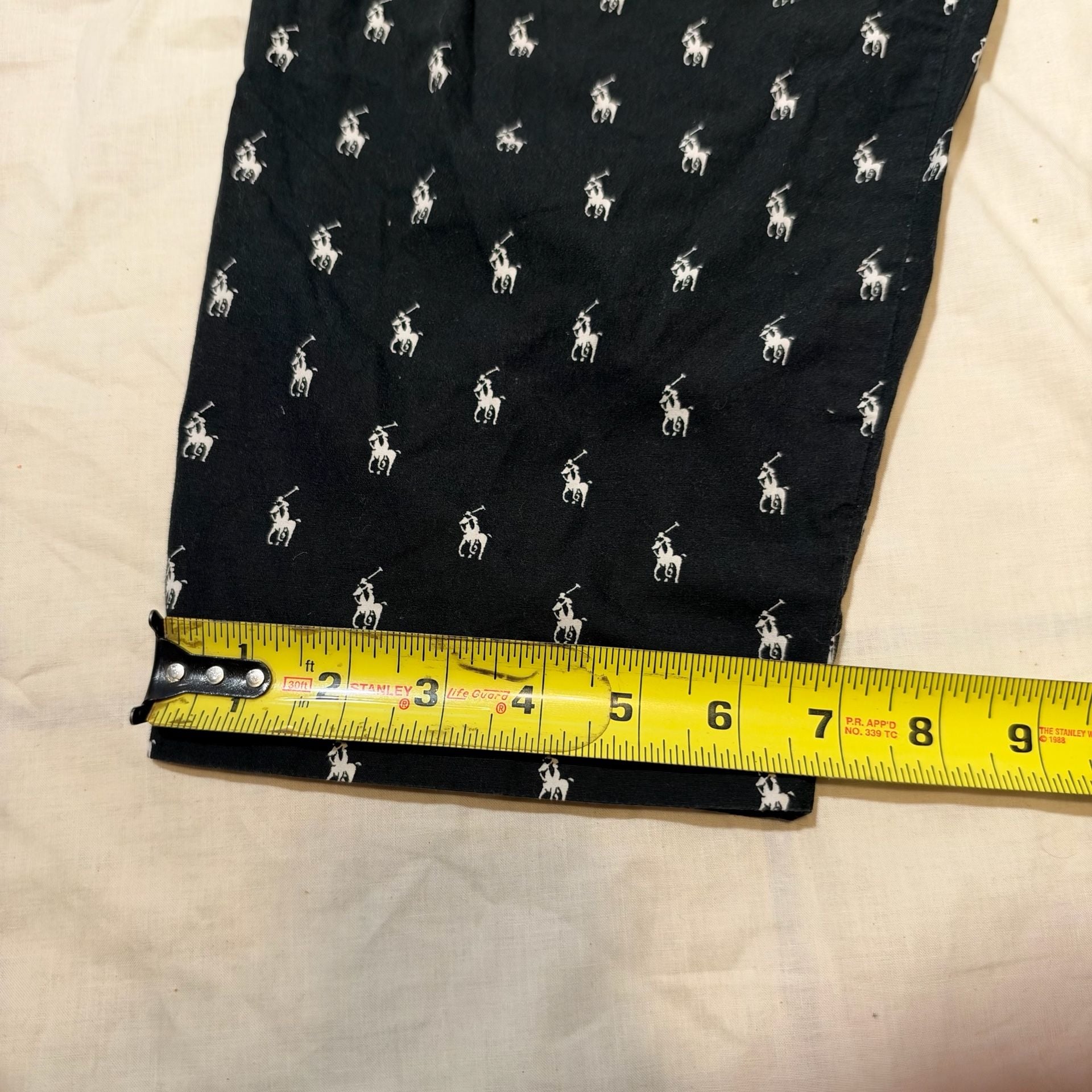 Polo Ralph Lauren Pajama Pants Size Small Black 6