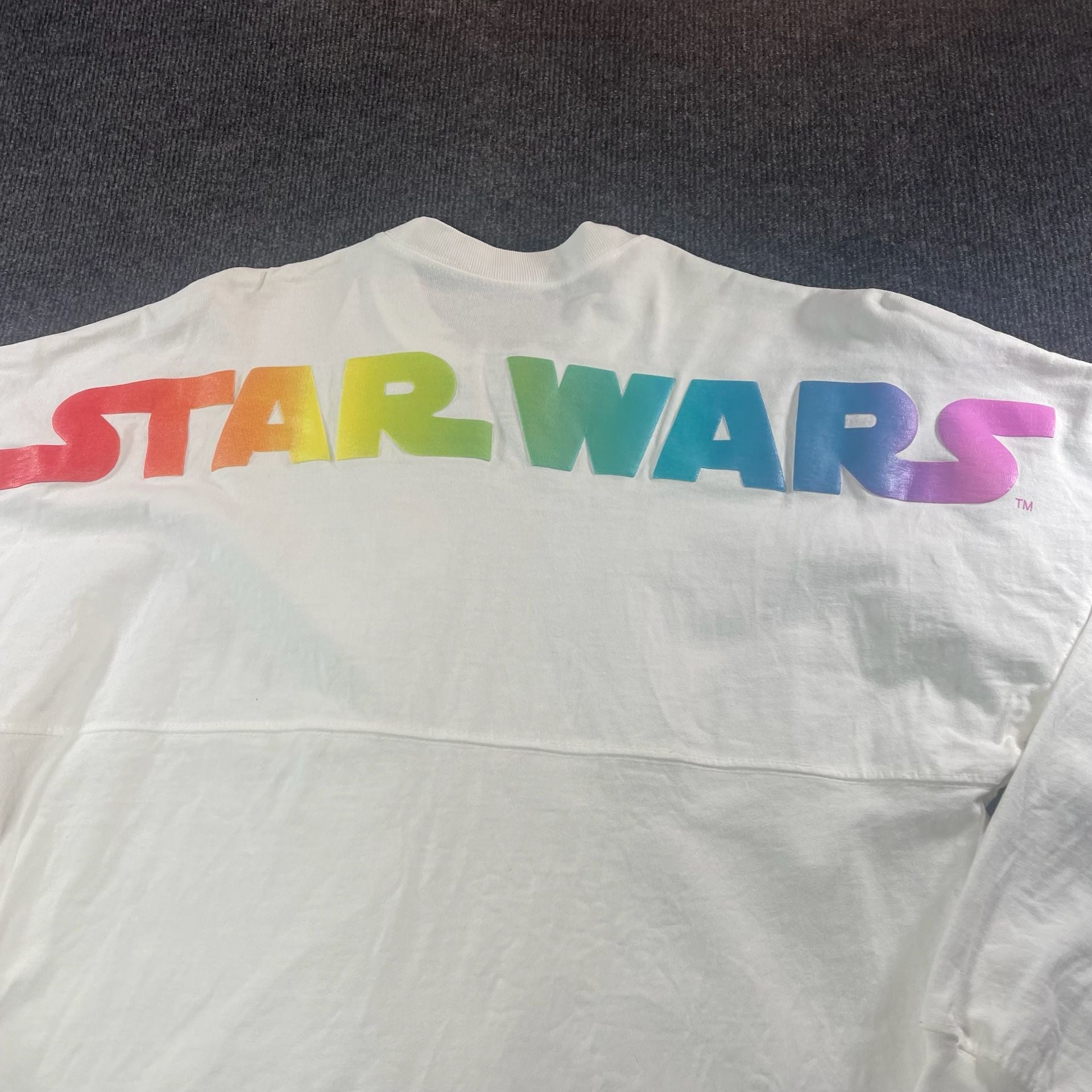 Disney Parks Star Wars Pride Spirit Jersey Size S White 12