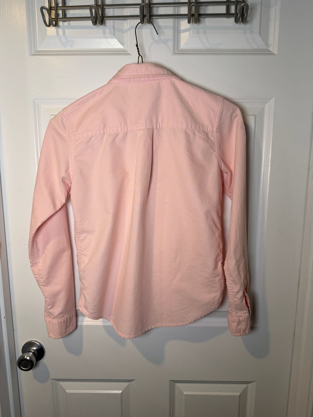 Polo Jeans Ralph Lauren Pink Button Down Shirt XS Y2K Preppy Cotton 7