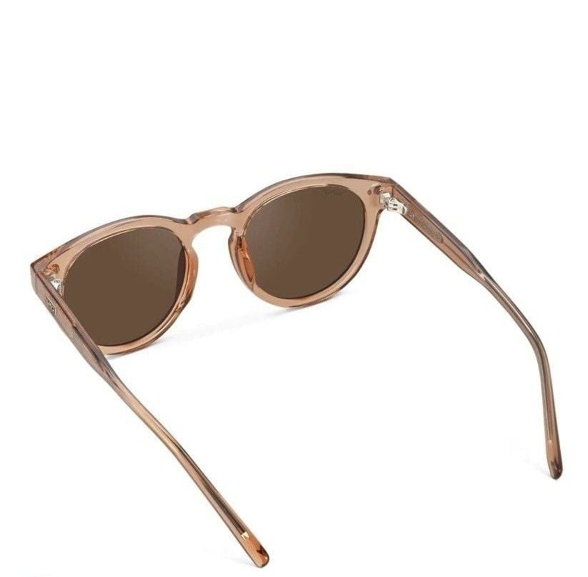 WMP Eyewear Tate Sunglasses Light Crystal Brown Brown Polarized 8