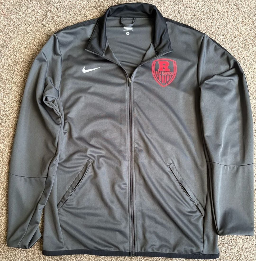 Nike Sea Hawks Full-Zip Jacket Size M Anthracite Grey NCAA 2