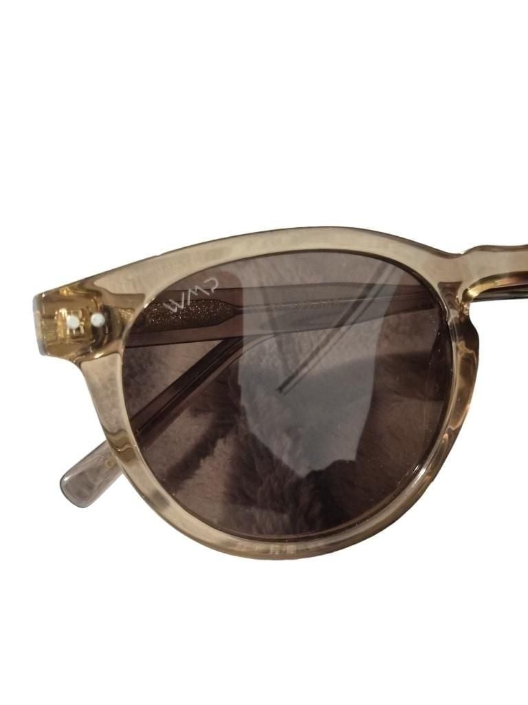 WMP Eyewear Tate Sunglasses Light Crystal Brown Brown Polarized 9