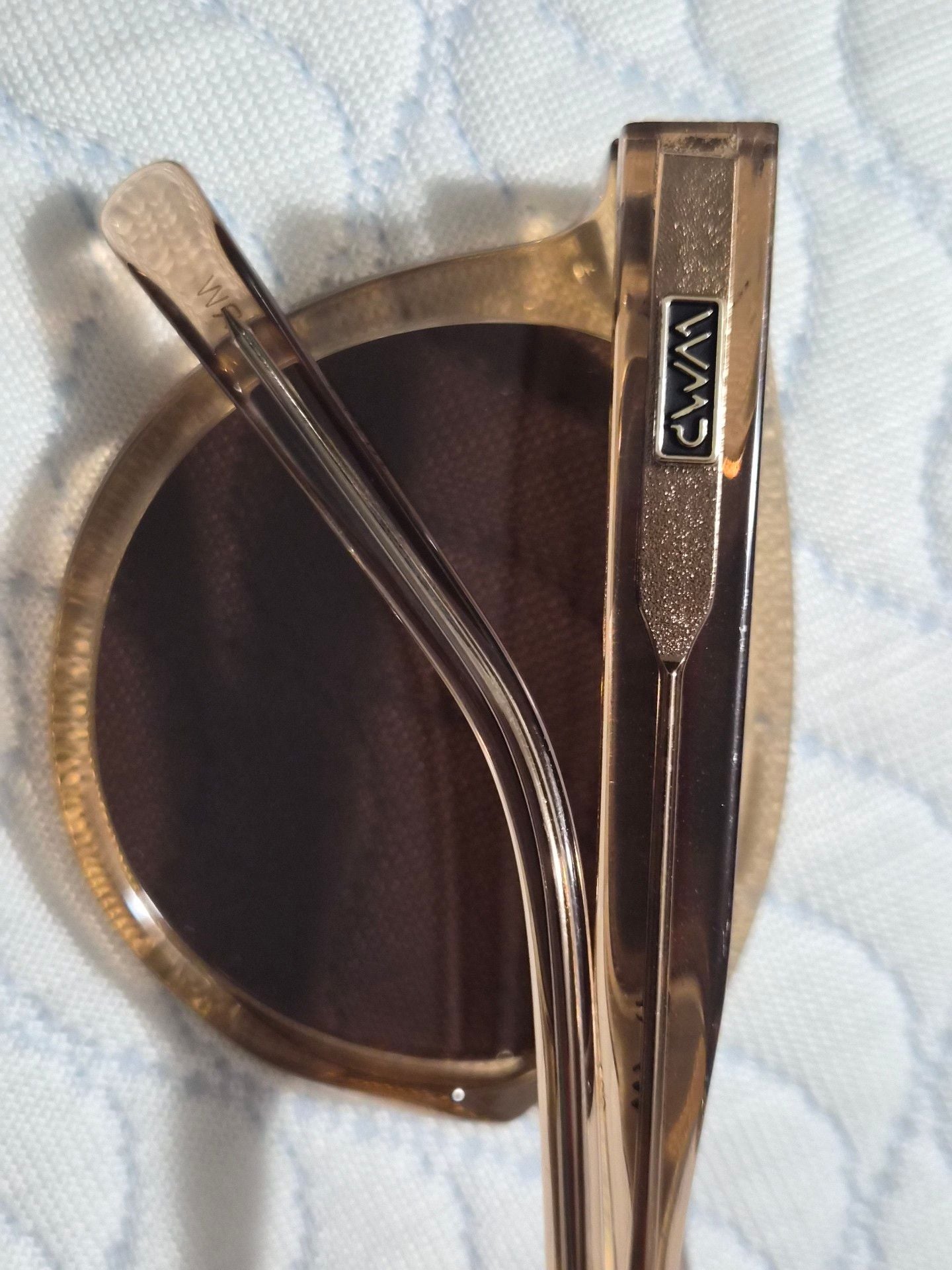 WMP Eyewear Tate Sunglasses Light Crystal Brown Brown Polarized 3