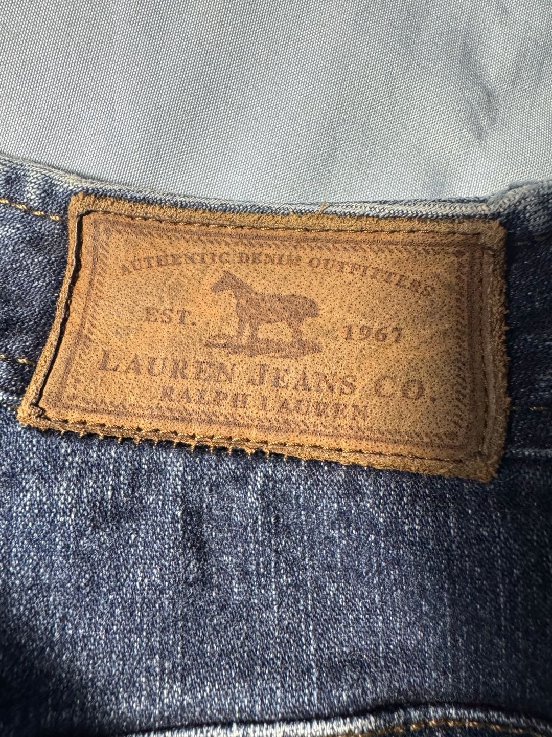 Lauren Ralph Lauren Jeans Blue Denim Dark Wash Size 6P 8