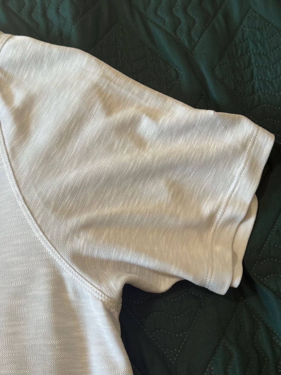 Tommy Bahama Polo Shirt Size XL White Short Sleeve Slub Knit 6