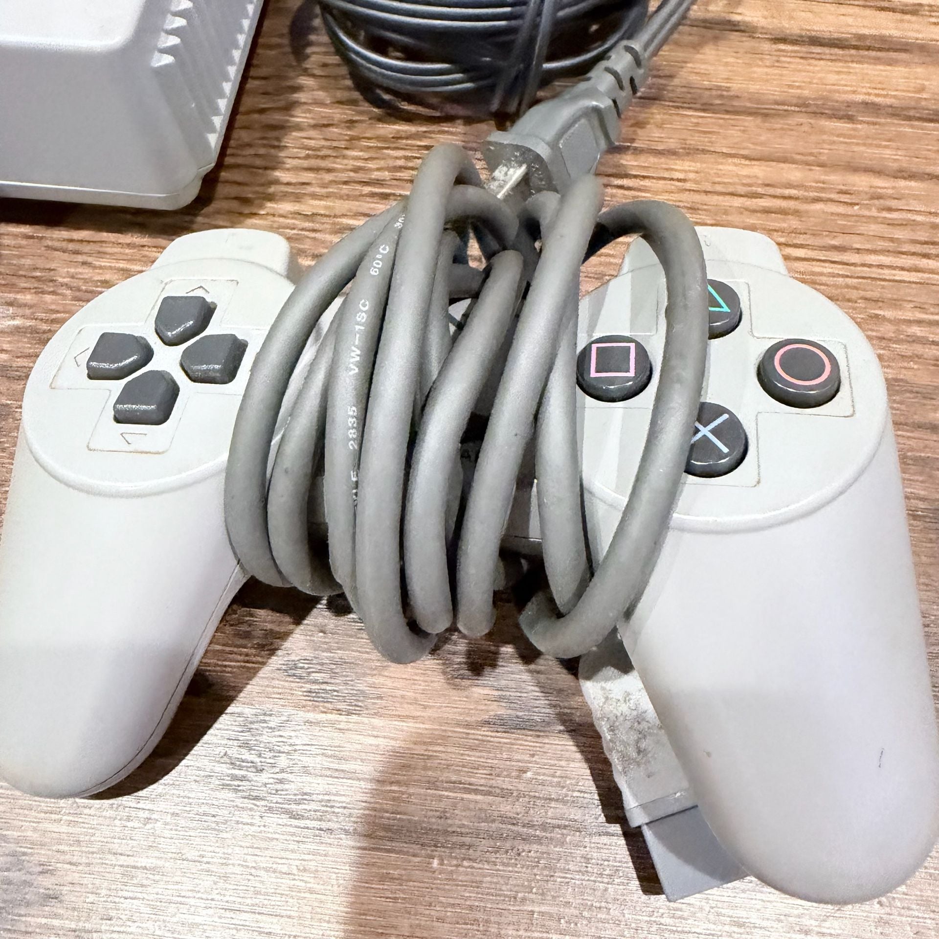 Sony PlayStation 1 Console With Two Controllers And Cables 2