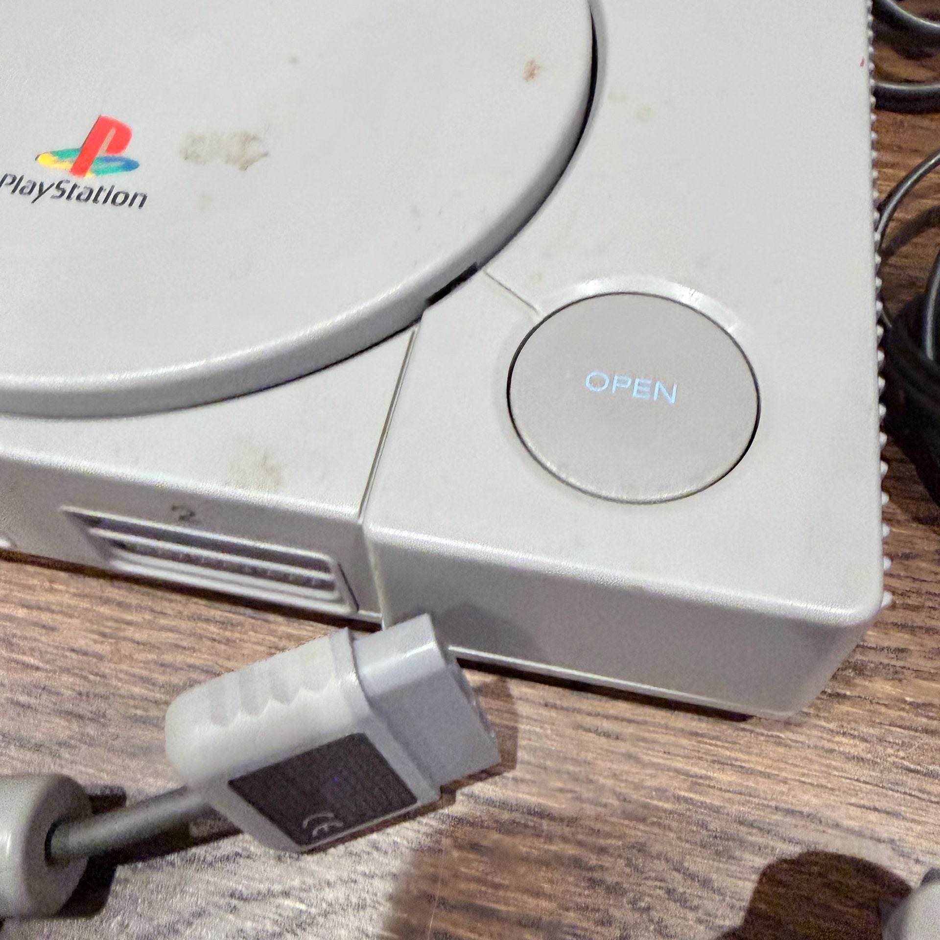 Sony PlayStation 1 Console With Two Controllers And Cables 5