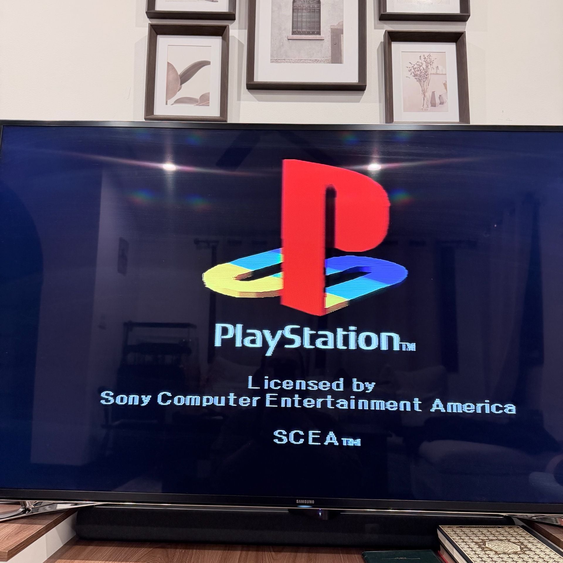 Sony PlayStation 1 Console With Two Controllers And Cables 14