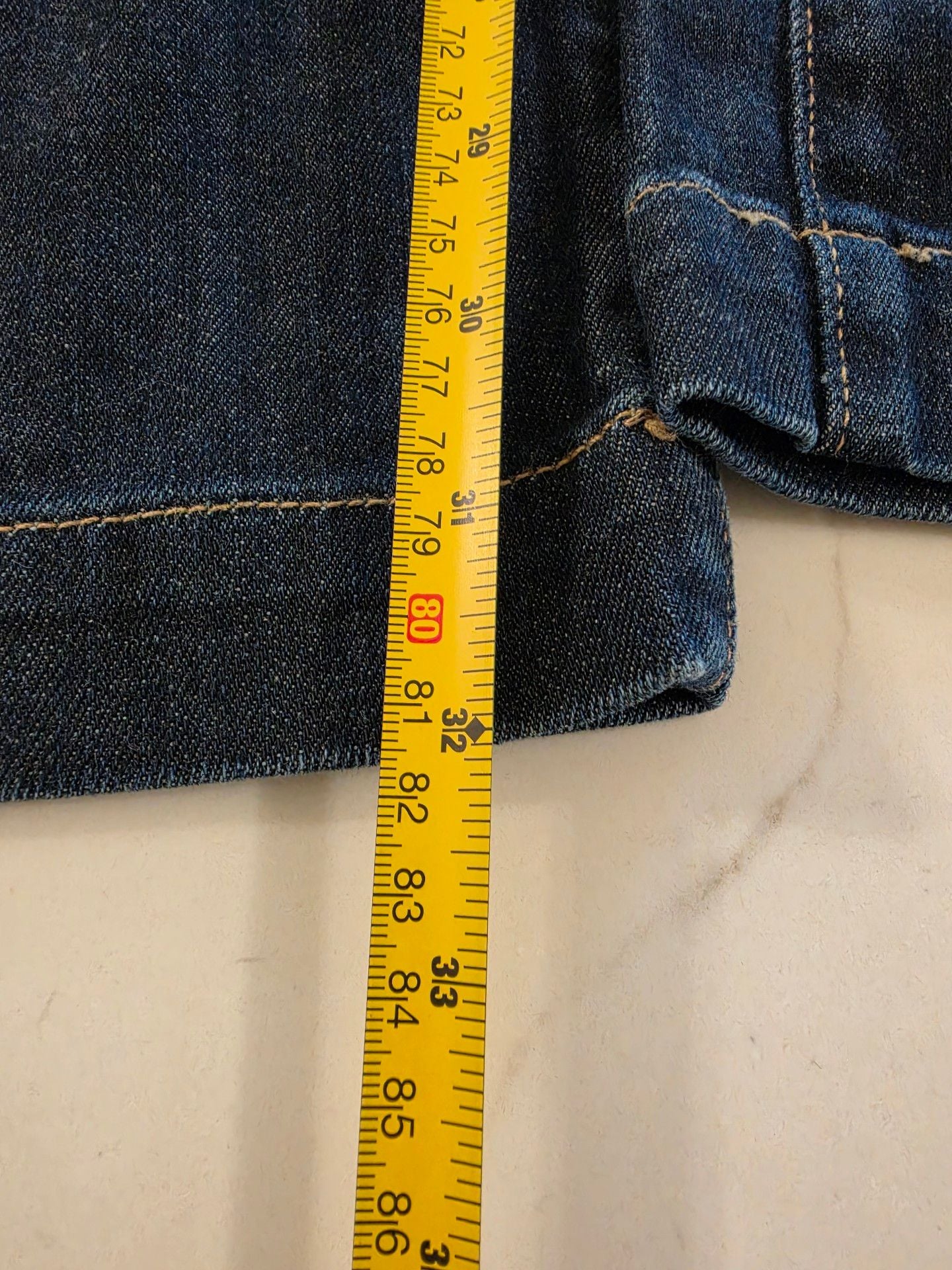 Gap 1969 Long & Lean Jeans Size 29/8r Dark Wash 7
