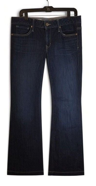 Gap 1969 Long & Lean Jeans Size 29/8r Dark Wash 2