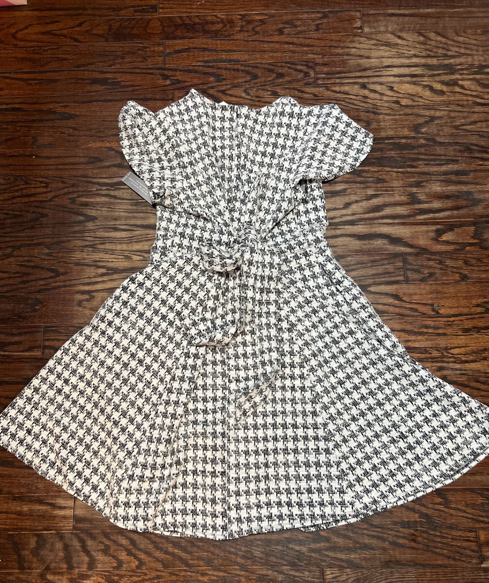Lane Bryant Houndstooth Flare Dress Size 22/24 6
