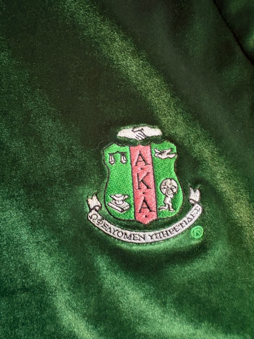 Ivy Storehouse AKA Velvet Sweatshirt Size Medium Green 4