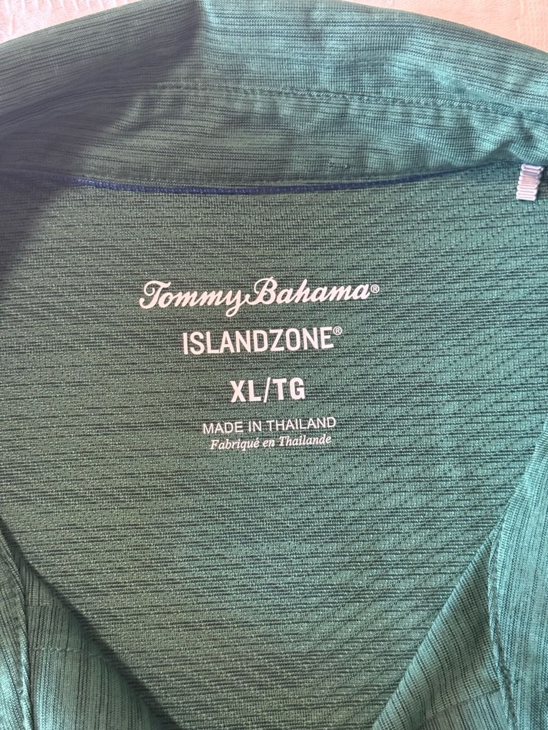 Tommy Bahama Islandzone Polo Shirt Size XL Green 3