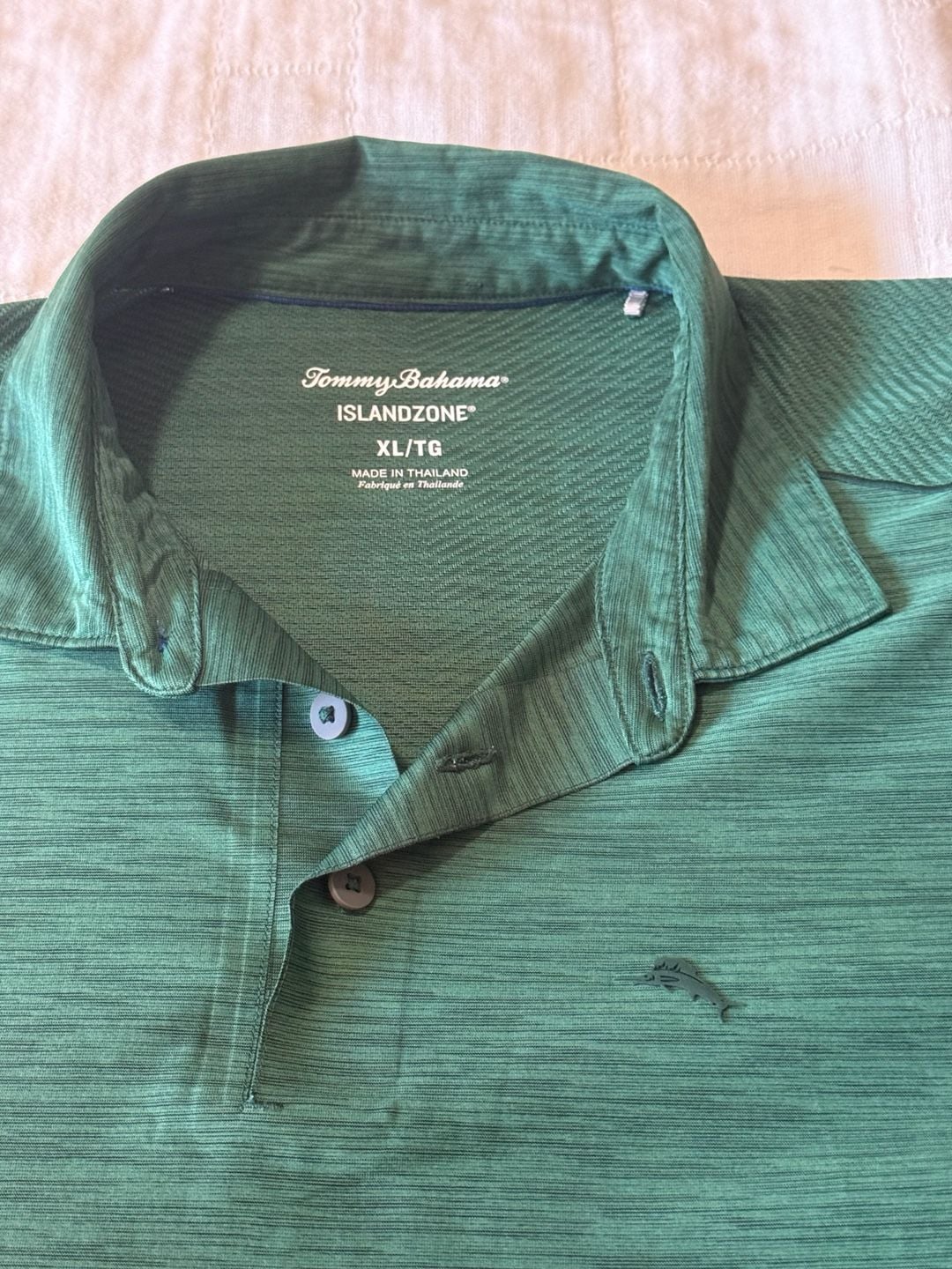 Tommy Bahama Islandzone Polo Shirt Size XL Green 4