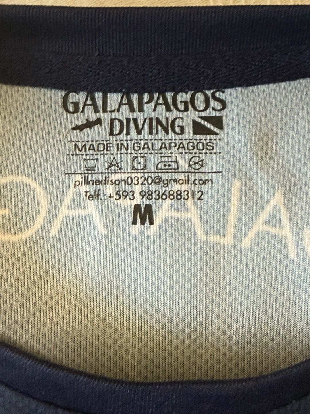 Galapagos Diving Hydrotec Long Sleeve Shirt Size M 5