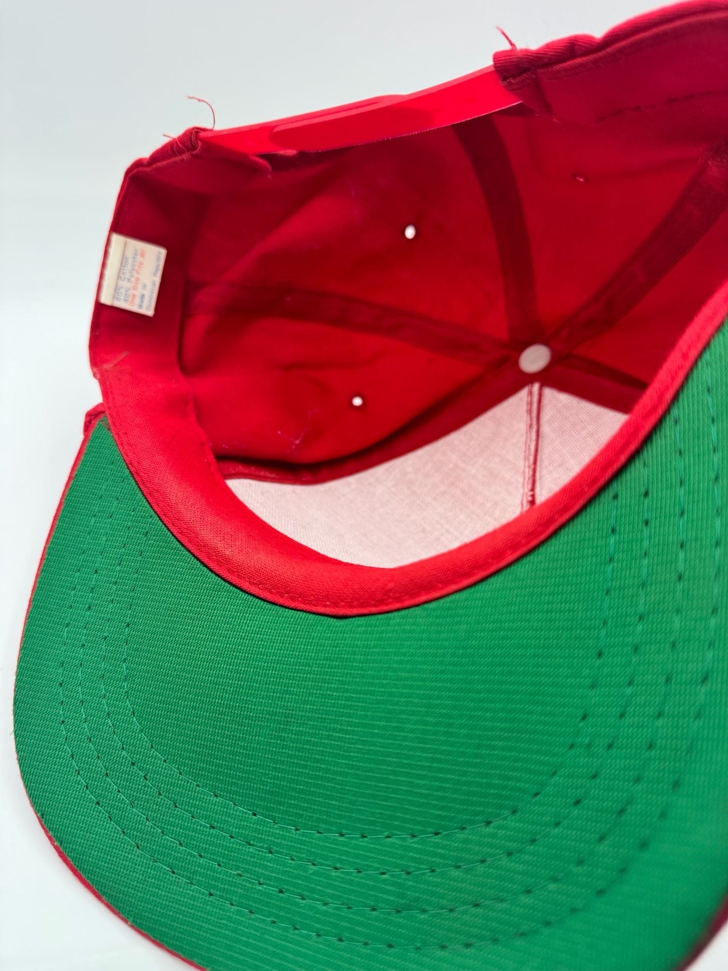 West Penn Supply Company Inc Vintage Red Rope Snapback Hat 7