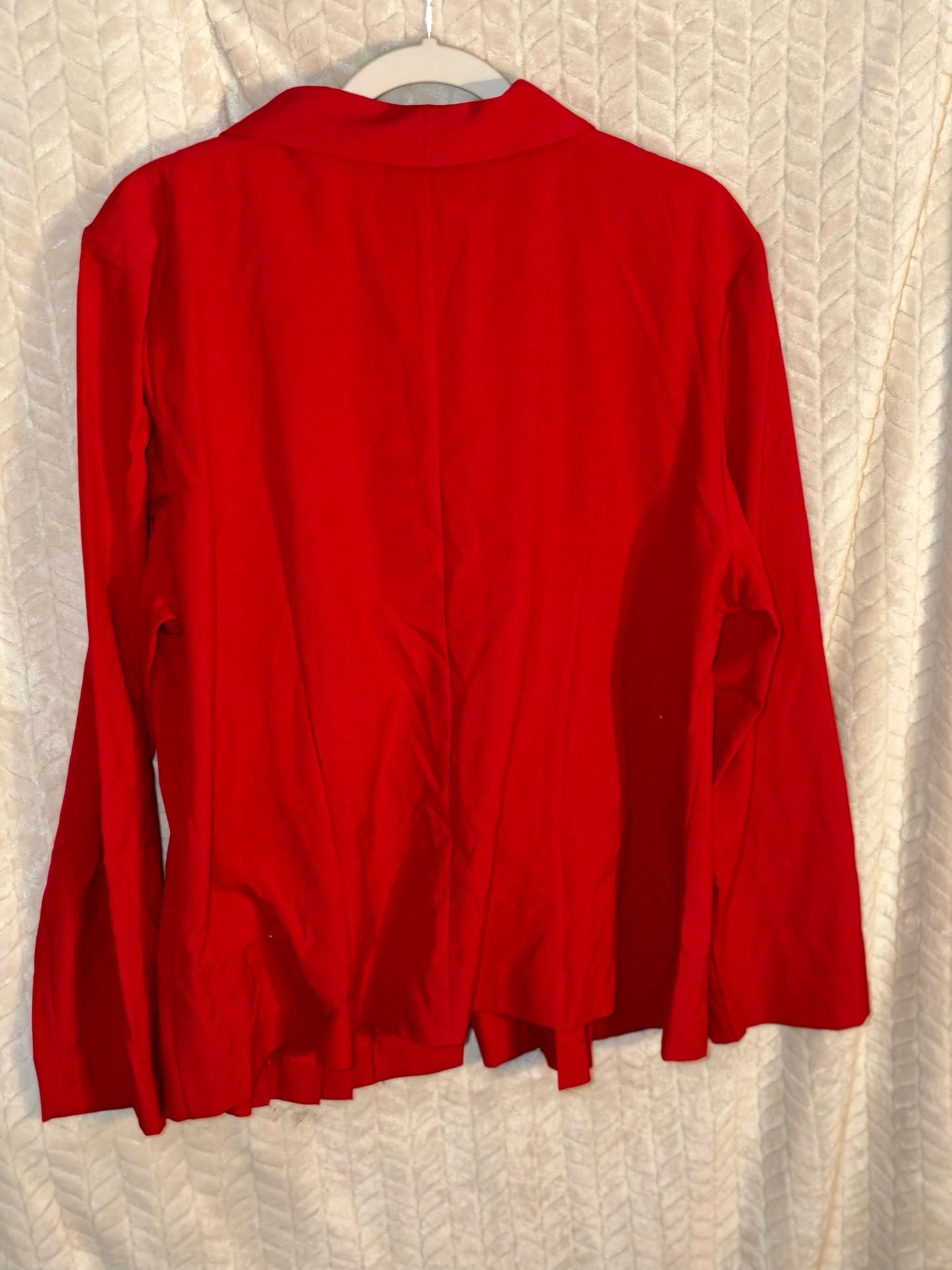 Danny & Nicole Suit Set Size 18W Red Jacket Pants 2