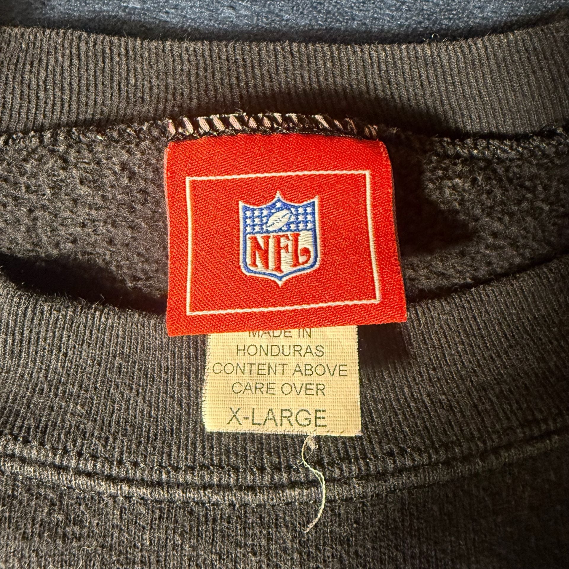 NFL Vintage Detroit Lions Sweatshirt Size X-Large Black Crewneck Pullover 3
