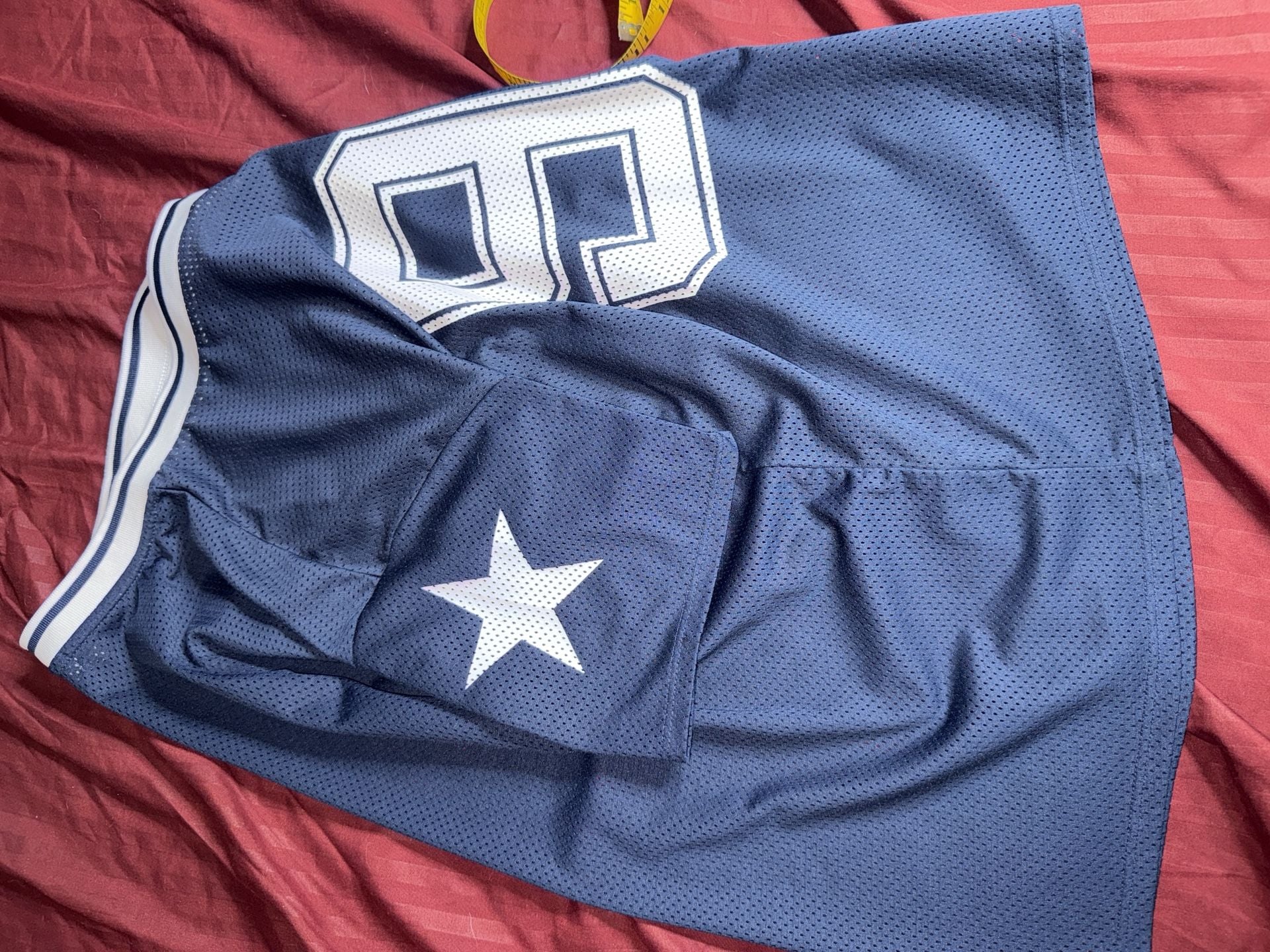 Popular 21 Mesh Jersey Size S Blue 98 Star V-Neck Short Sleeve 6