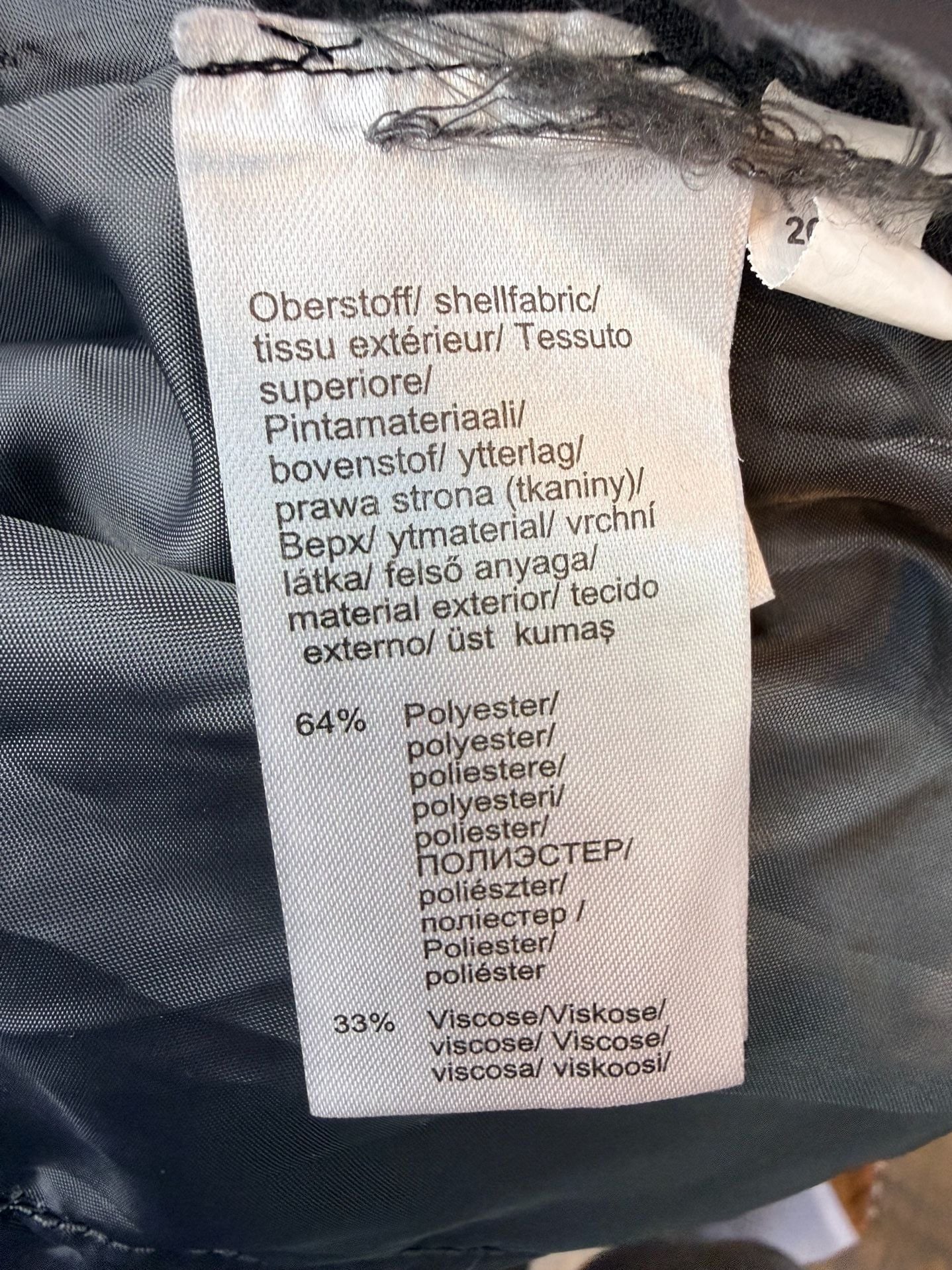 Venus Double Breasted Blazer Coat Size 8 Gray 6