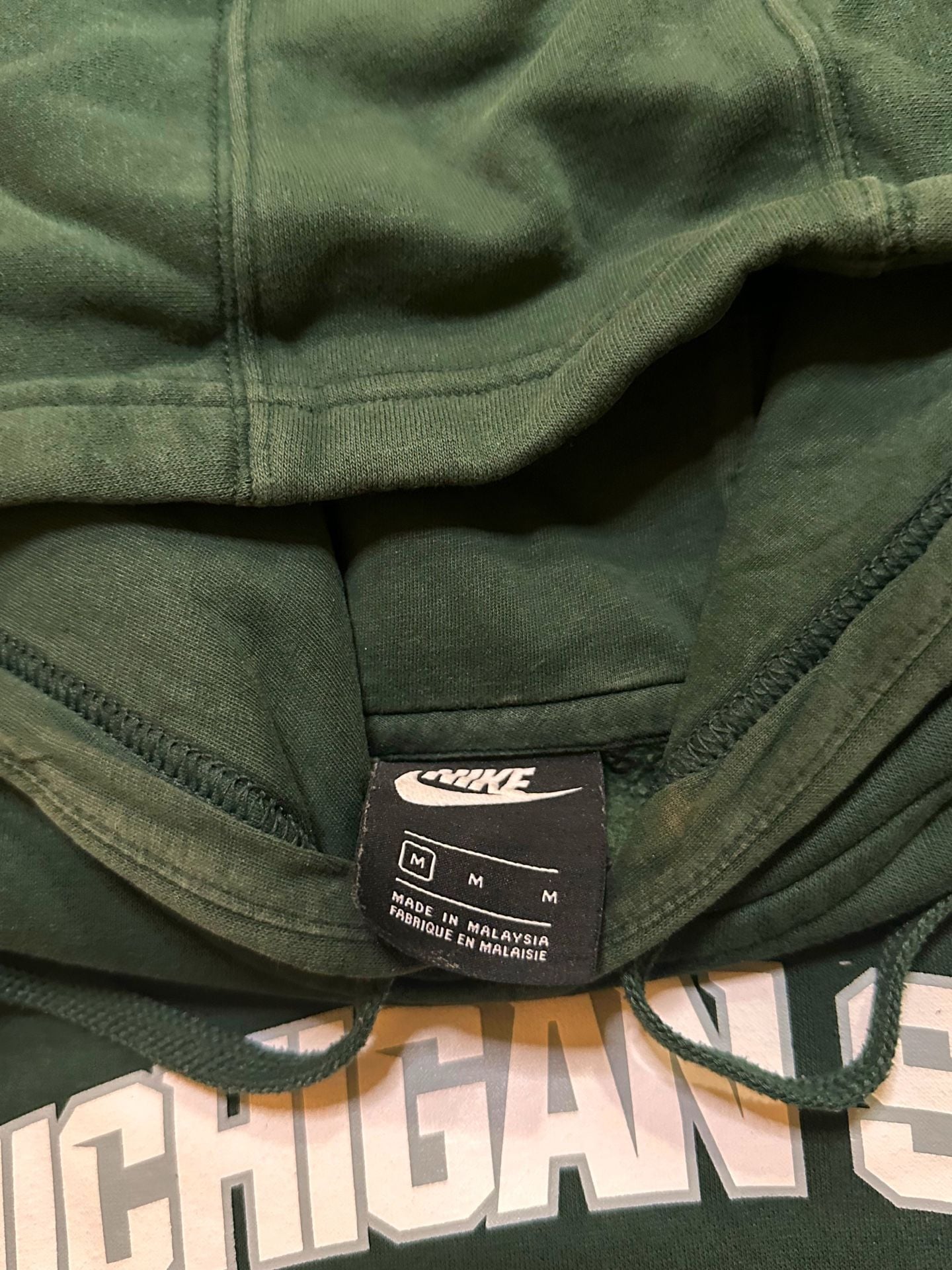 Nike Center Swoosh Michigan State Spartans Hoodie. 7