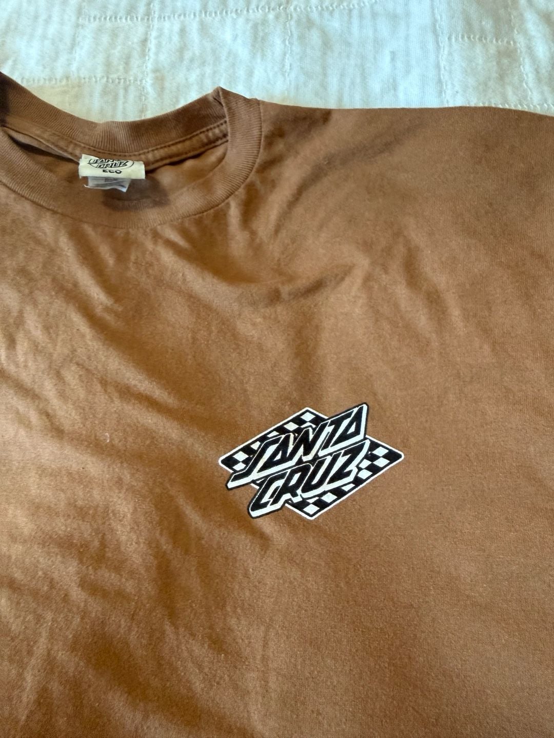 Santa Cruz T-Shirt Size XL Brown Logo Graphic Tee 5