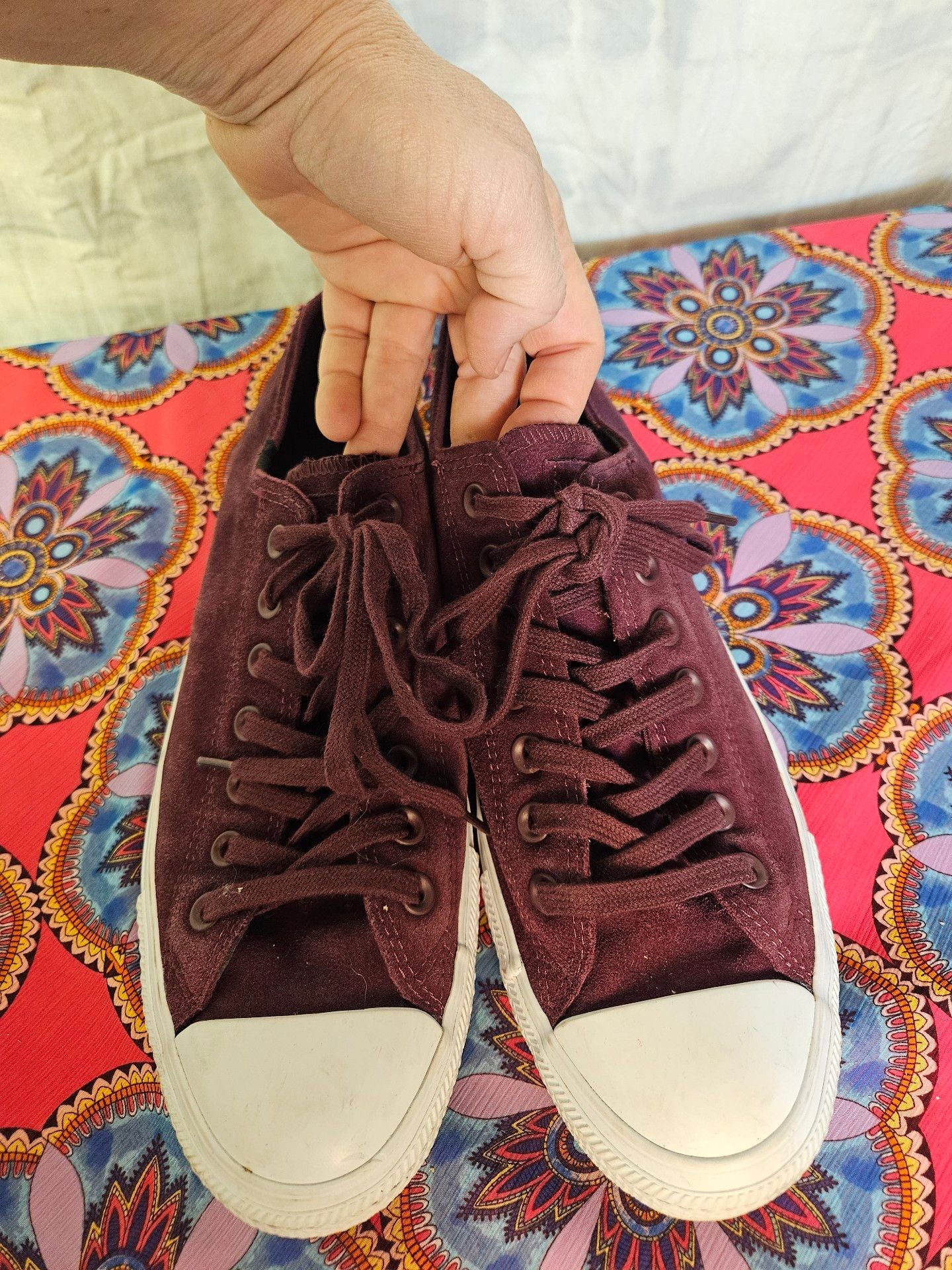 Converse Chuck Taylor All Star Counter Climate Suede Dark Sangria Men 9.5 157599C 3