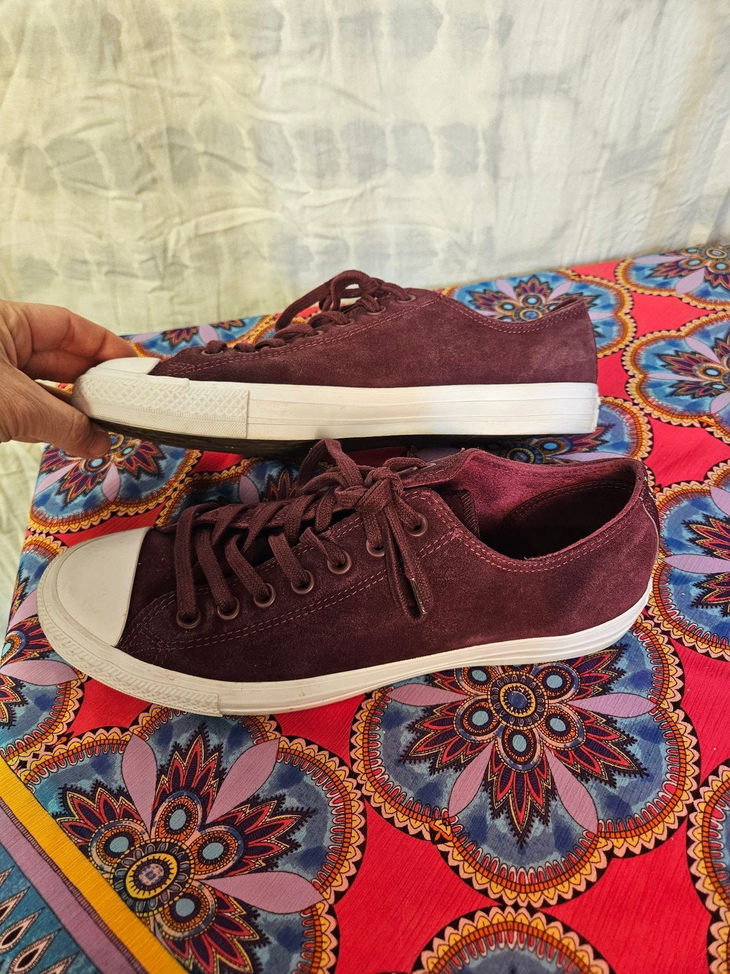 Converse Chuck Taylor All Star Counter Climate Suede Dark Sangria Men 9.5 157599C 4