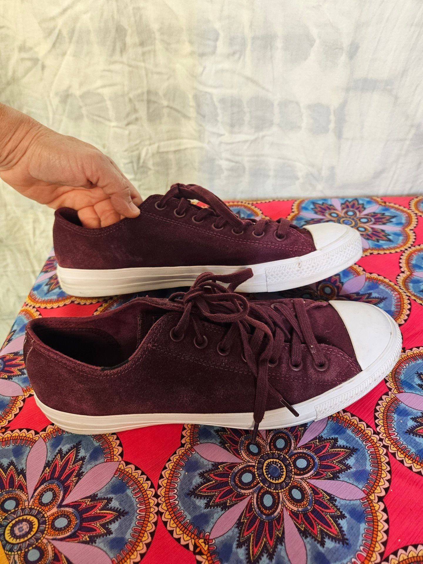 Converse Chuck Taylor All Star Counter Climate Suede Dark Sangria Men 9.5 157599C 6