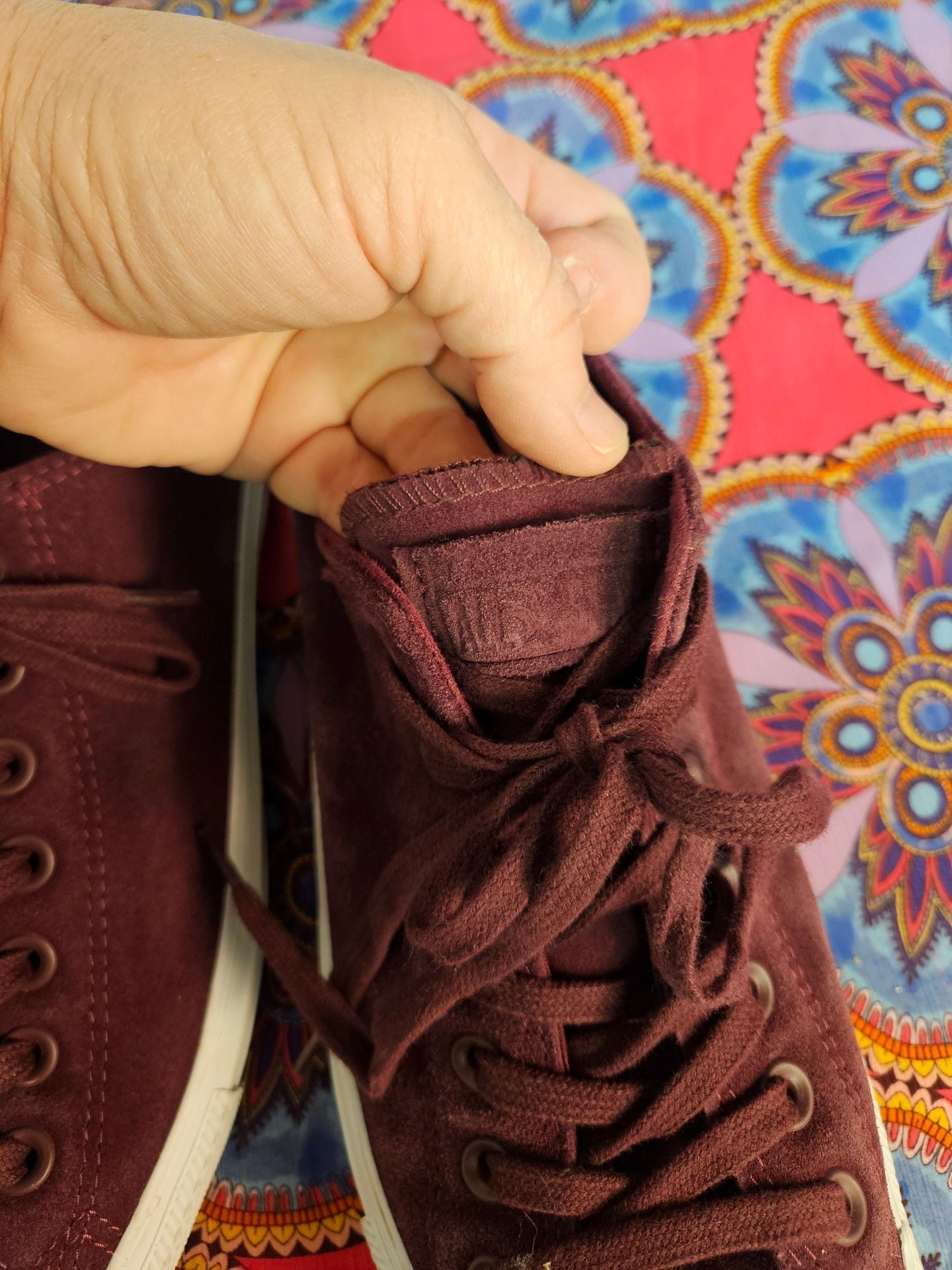 Converse Chuck Taylor All Star Counter Climate Suede Dark Sangria Men 9.5 157599C 9