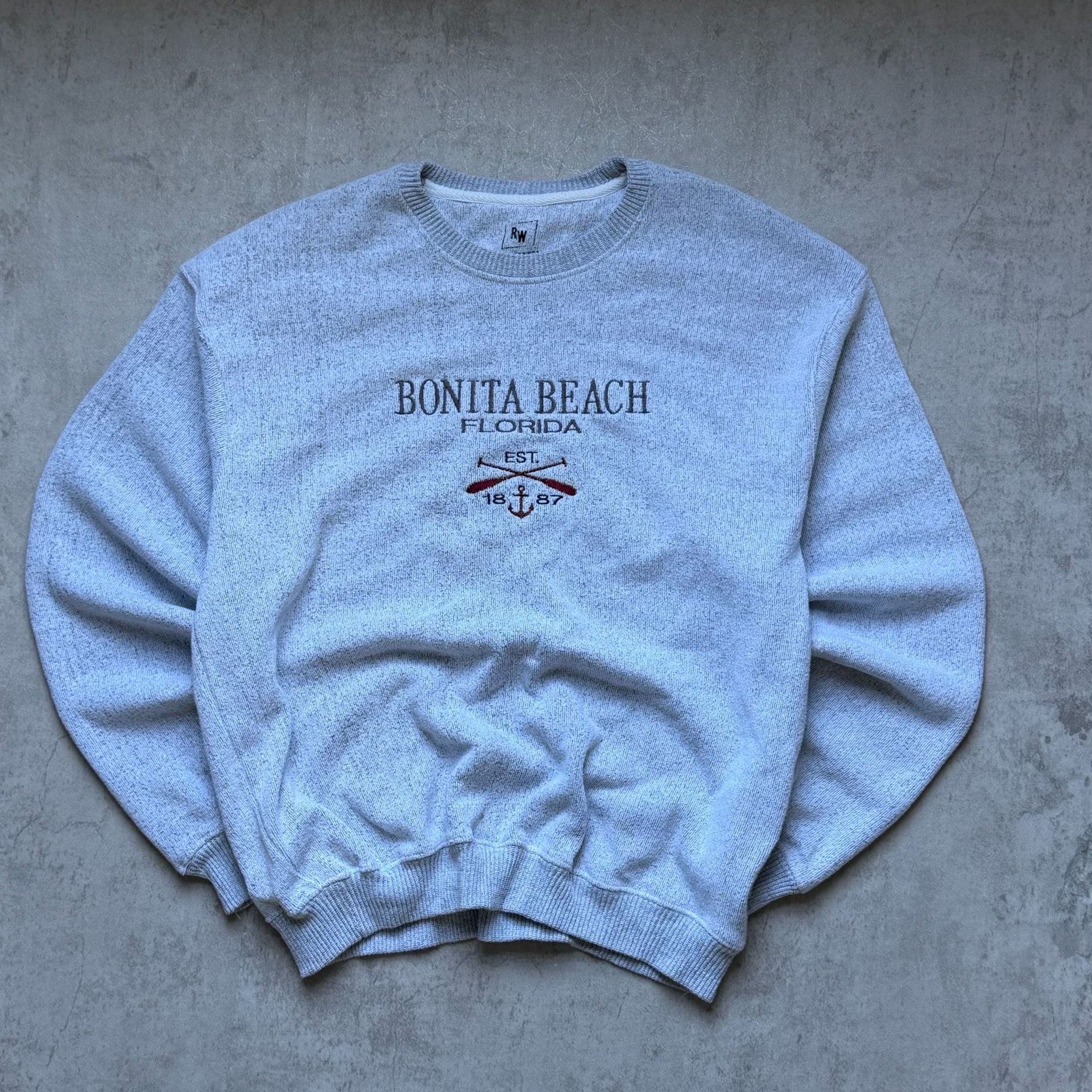 Ragwear USA Bonita Beach Florida Sweatshirt Size XL Grey Crewneck 3