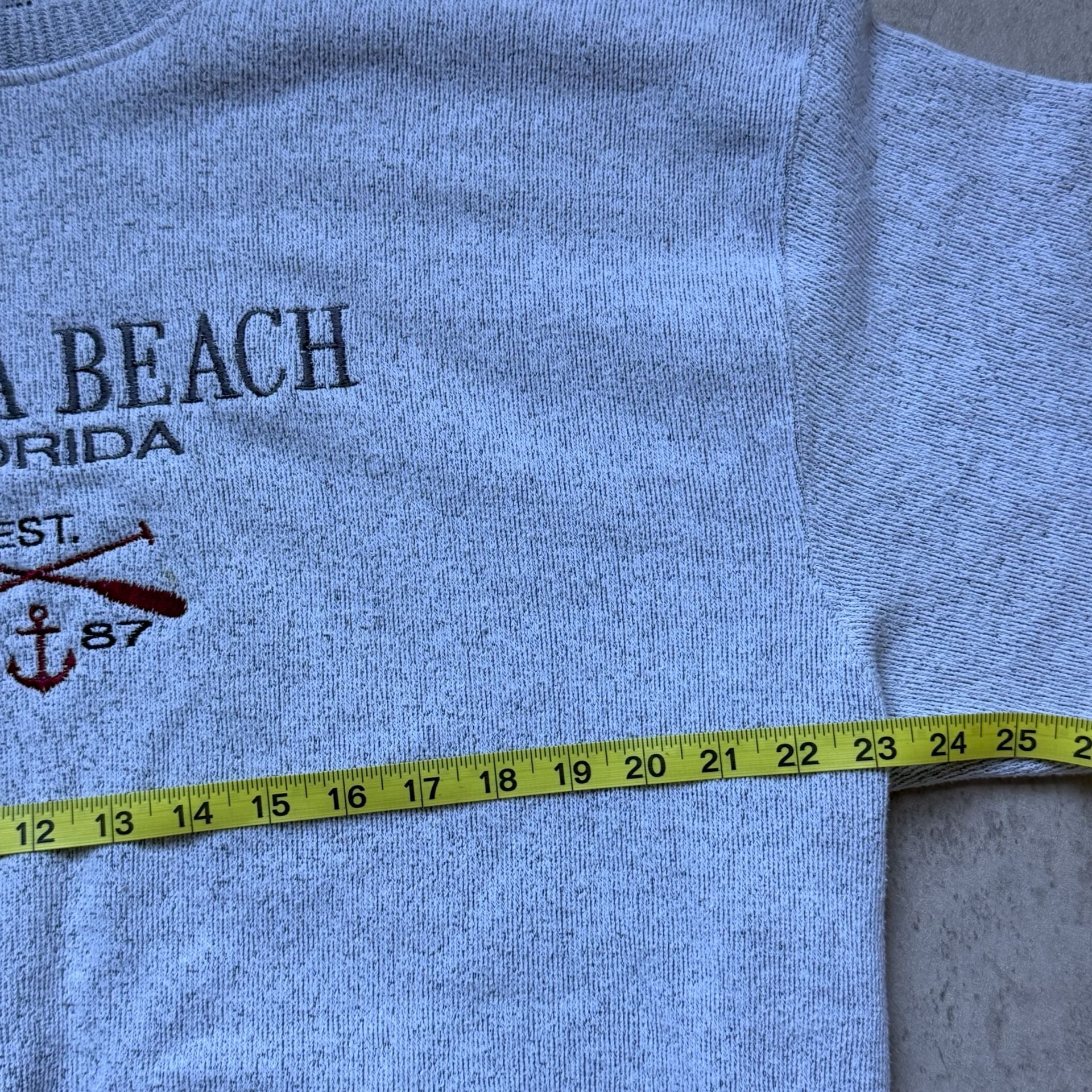 Ragwear USA Bonita Beach Florida Sweatshirt Size XL Grey Crewneck 6