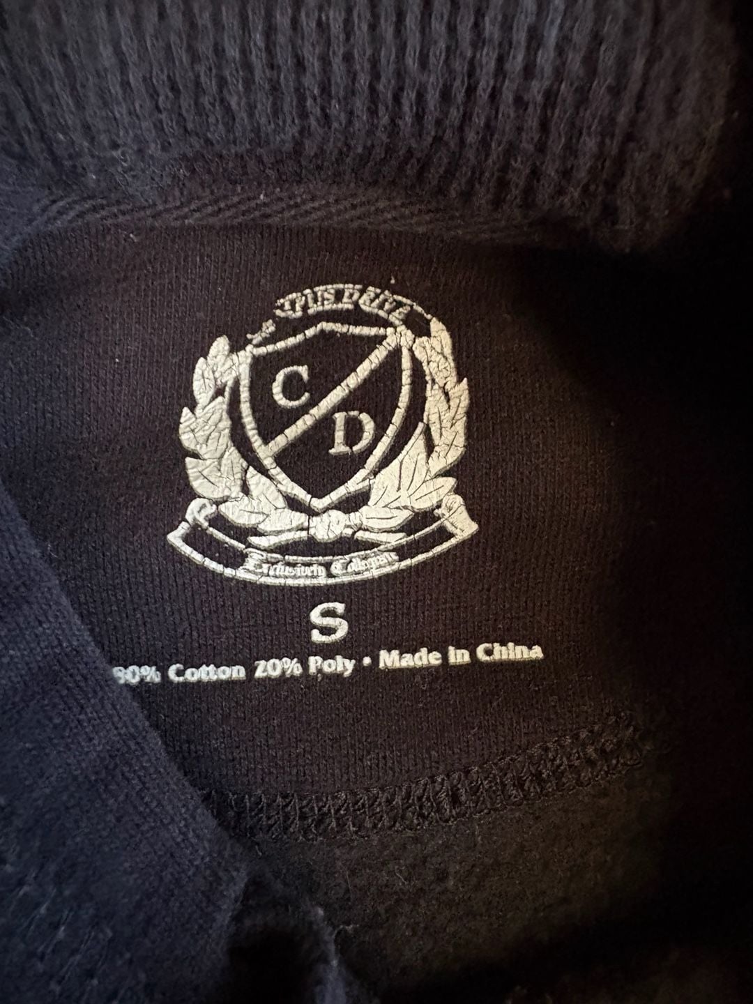 College Downloads USC Trojans Hoodie Size S Black Embroidered 5