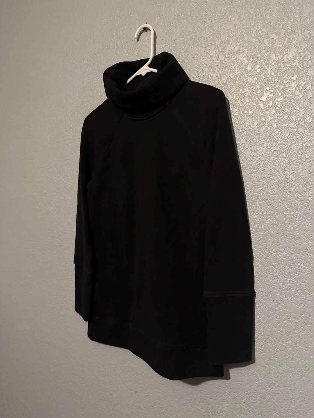 Lululemon To You Tunic Size 6 Black Cotton Terry 7