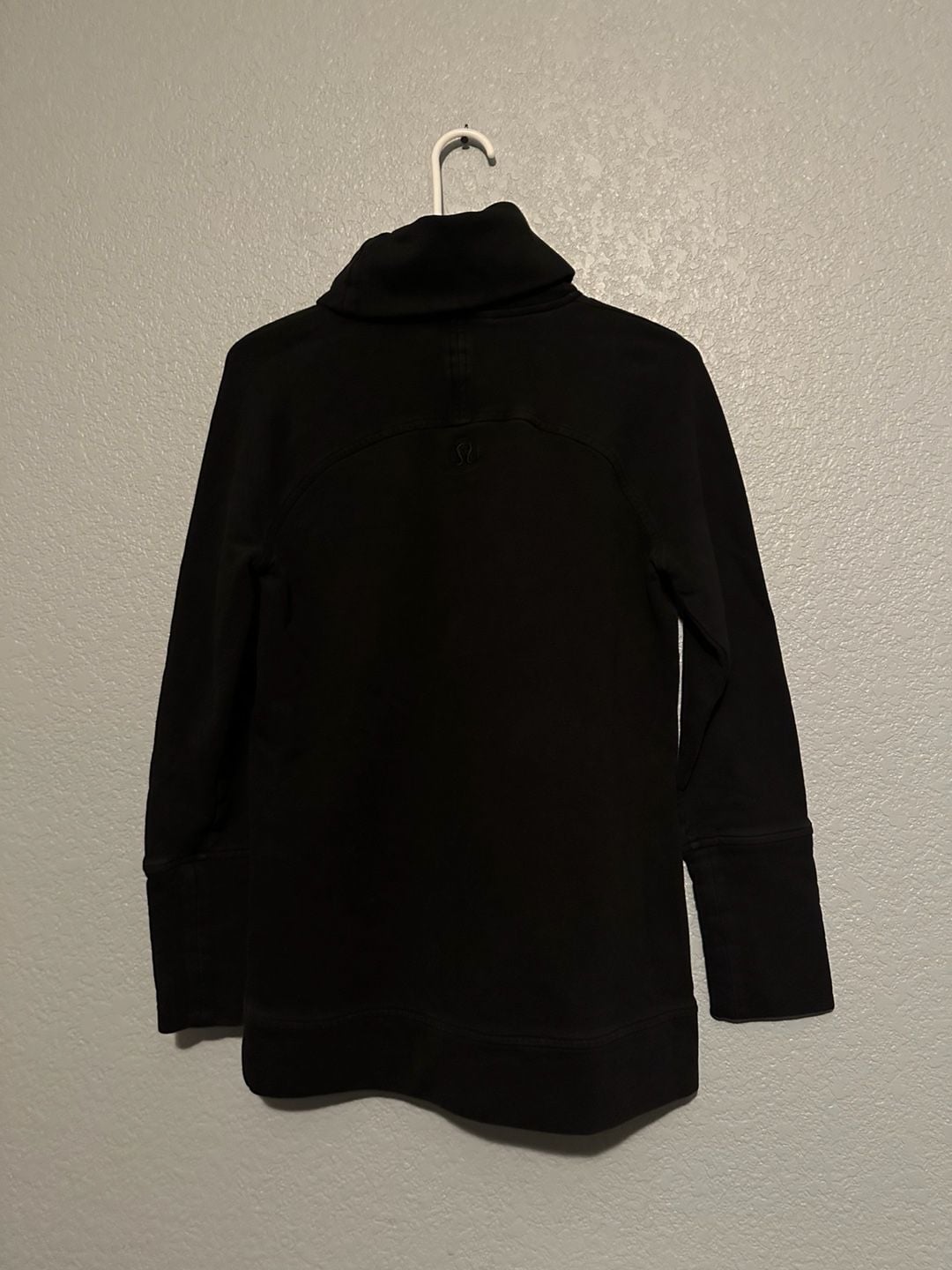 Lululemon To You Tunic Size 6 Black Cotton Terry 8