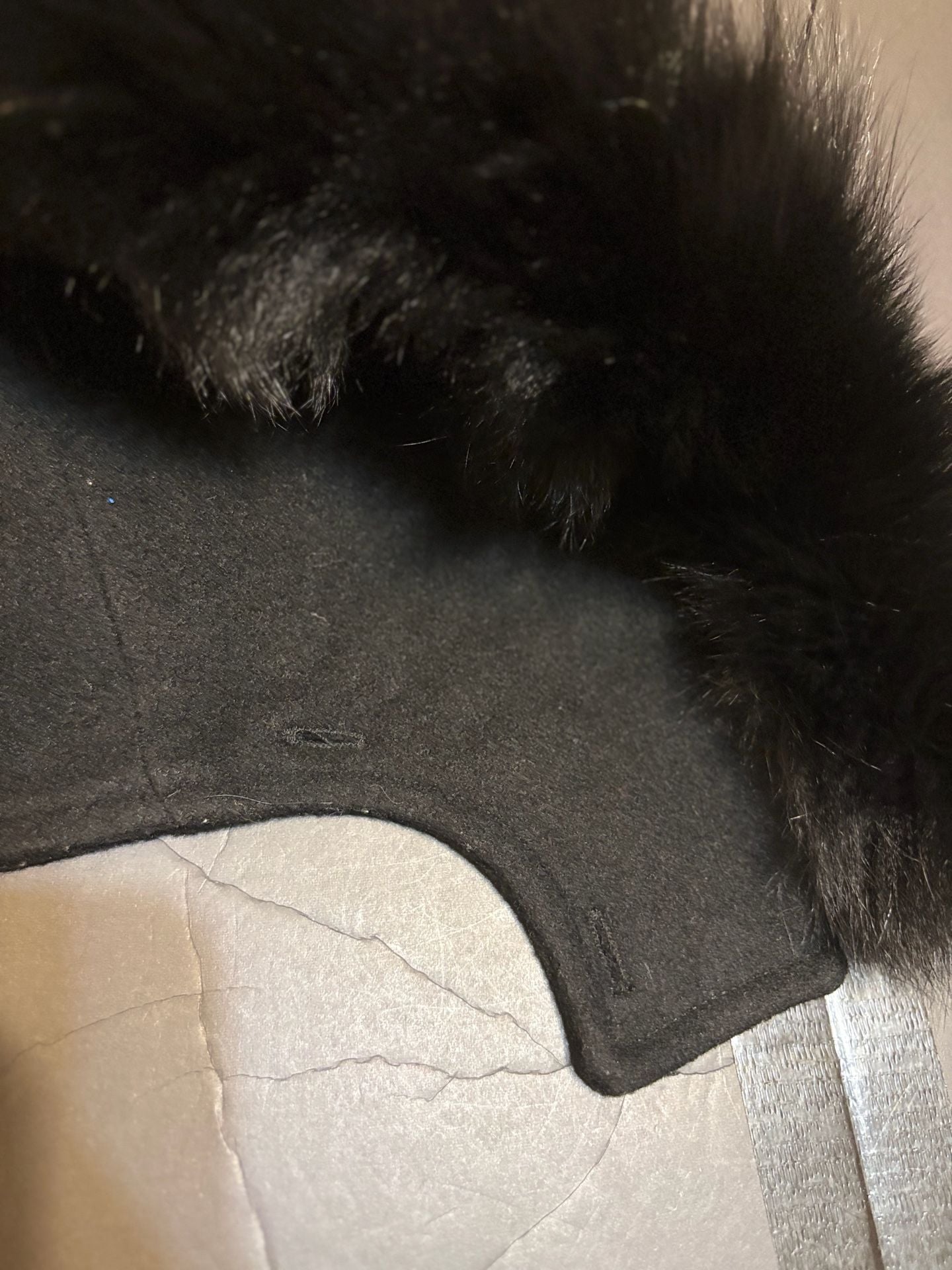 Black Fur Trim Hood Attachment 3